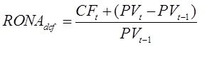 RONA dcf